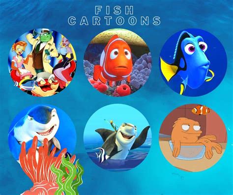 fish cartoon characters|The Top 10 Fish Cartoon Characters In Cinema History.